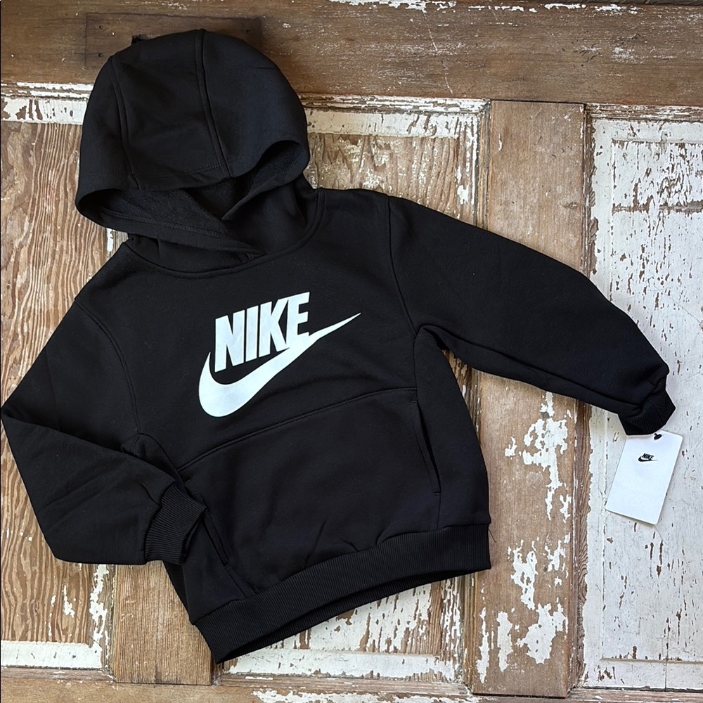 Nike Kids Black Sweatshirt Hoodie 4 (XS)